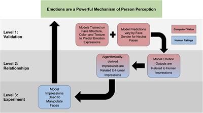 The Expressive Triad: Structure, Color, and Texture Similarity of Emotion Expressions Predict Impressions of Neutral Faces